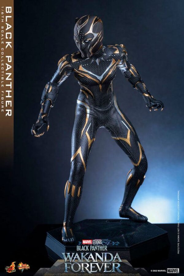 Black Panther: Wakanda Forever Movie Masterpiece Akció Figura 1/6 Black Panther 28 cm
