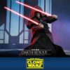 Star Wars: The Clone Wars Akció Figura 1/6 Darth Sidious 29 cm