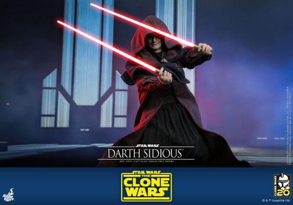 Star Wars: The Clone Wars Akció Figura 1/6 Darth Sidious 29 cm