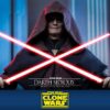 Star Wars: The Clone Wars Akció Figura 1/6 Darth Sidious 29 cm