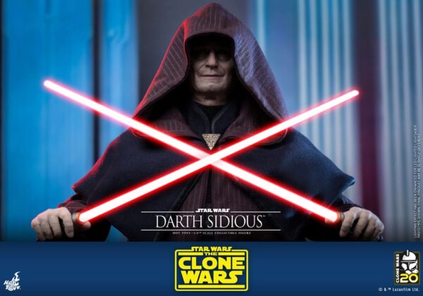 Star Wars: The Clone Wars Akció Figura 1/6 Darth Sidious 29 cm