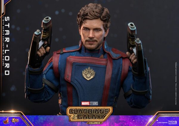 Guardians of the Galaxy Vol. 3 Movie Masterpiece Akció Figura 1/6 Star-Lord 31 cm
