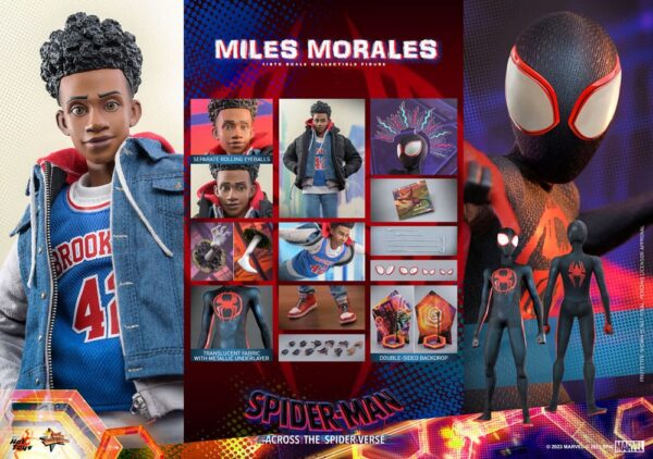 Spider-Man: Across the Spider-Verse Movie Masterpiece Akció Figura 1/6 Miles Morales 29 cm