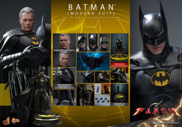 The Flash Movie Masterpiece Akció Figura 1/6 Batman (Modern Suit) 30 cm The Flash Movie Masterpiece Akció Figura 1/6 Batman (Modern Suit) 30 cm