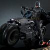 The Flash Movie Masterpiece Akció Figura wih Jármű 1/6 Batman & Batcycle Set 30 cm