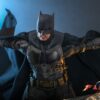 The Flash Movie Masterpiece Akció Figura wih Jármű 1/6 Batman & Batcycle Set 30 cm