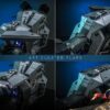 The Flash Movie Masterpiece Akció Figura wih Jármű 1/6 Batman & Batcycle Set 30 cm