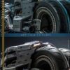 The Flash Movie Masterpiece Akció Figura wih Jármű 1/6 Batman & Batcycle Set 30 cm