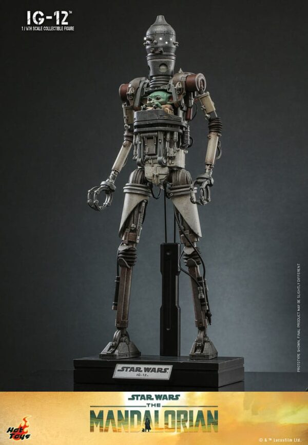 Star Wars: The Mandalorian Akció Figura 1/6 IG-12 36 cm Star Wars: The Mandalorian Akció Figura 1/6 IG-12 36 cm
