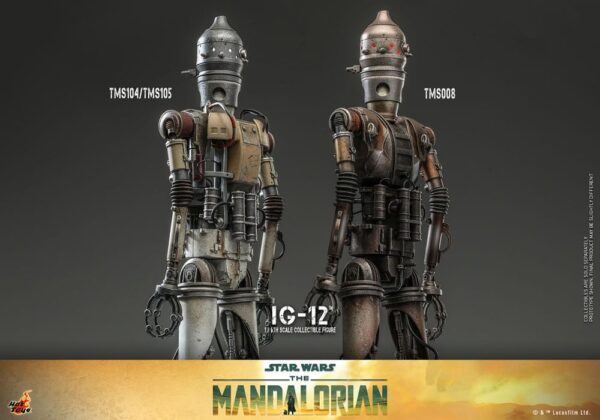 Star Wars: The Mandalorian Akció Figura 1/6 IG-12 36 cm Star Wars: The Mandalorian Akció Figura 1/6 IG-12 36 cm