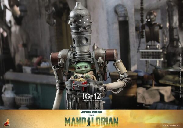 Star Wars: The Mandalorian Akció Figura 1/6 IG-12 36 cm Star Wars: The Mandalorian Akció Figura 1/6 IG-12 36 cm