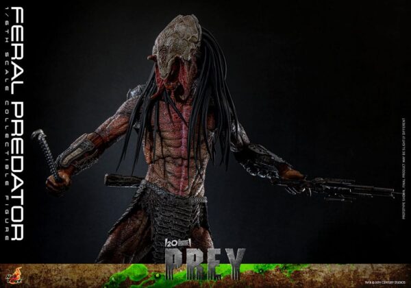 Prey Akció Figura 1/6 Feral Predator 37 cm
