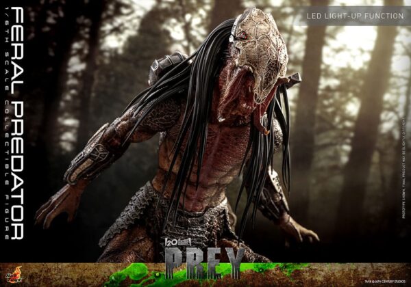 Prey Akció Figura 1/6 Feral Predator 37 cm