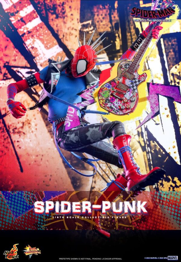 Spider-Man: Across the Spider-Verse Movie Masterpiece Akció Figura 1/6 Spider-Punk 32 cm