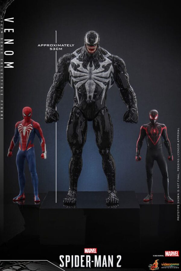 Spider-Man 2 Videogame Masterpiece Akció Figura 1/6 Venom 53 cm Spider-Man 2 Videogame Masterpiece Akció Figura 1/6 Venom 53 cm