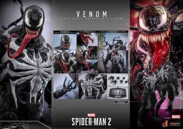 Spider-Man 2 Videogame Masterpiece Akció Figura 1/6 Venom 53 cm Spider-Man 2 Videogame Masterpiece Akció Figura 1/6 Venom 53 cm