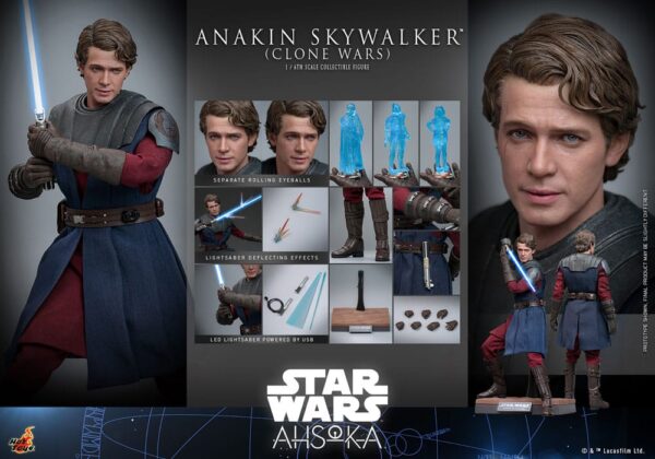 Star Wars: The Clone Wars Akció Figura 1/6 Anakin Skywalker 31 cm