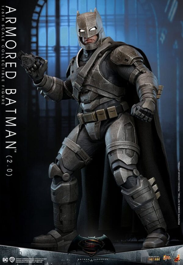 Batman v Superman: Dawn of Justice Movie Masterpiece Akció Figura 1/6 Armored Batman 2.0 33 cm Batman v Superman: Dawn of Justice Movie Masterpiece Akció Figura 1/6 Armored Batman 2.0 33 cm