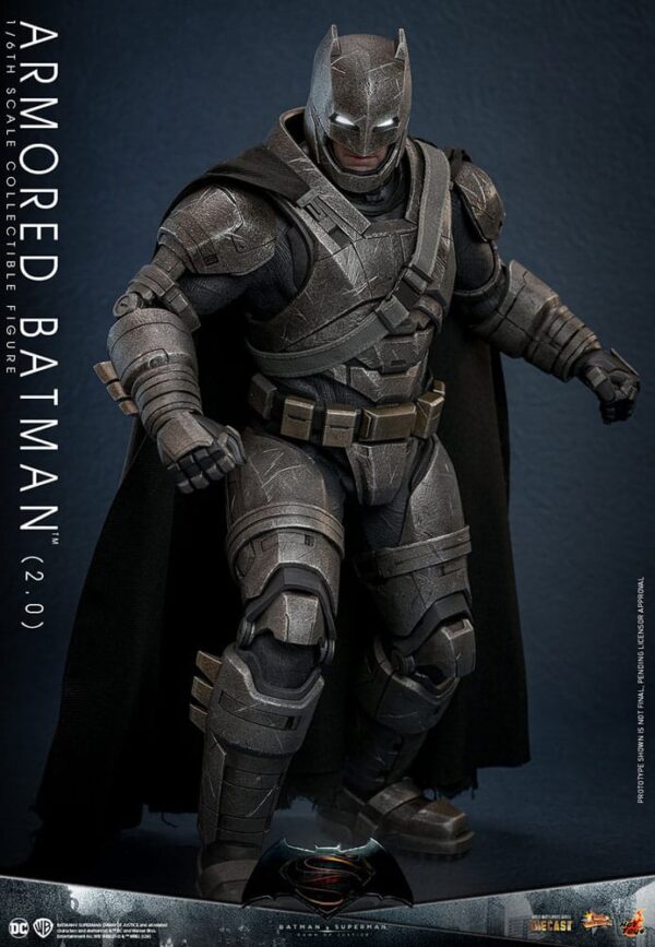 Batman v Superman: Dawn of Justice Movie Masterpiece Akció Figura 1/6 Armored Batman 2.0 33 cm Batman v Superman: Dawn of Justice Movie Masterpiece Akció Figura 1/6 Armored Batman 2.0 33 cm