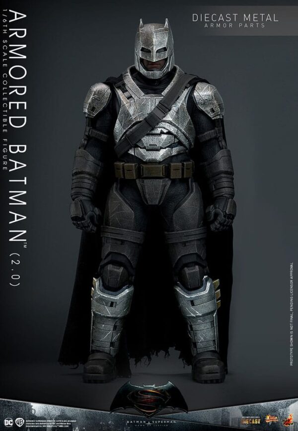 Batman v Superman: Dawn of Justice Movie Masterpiece Akció Figura 1/6 Armored Batman 2.0 33 cm Batman v Superman: Dawn of Justice Movie Masterpiece Akció Figura 1/6 Armored Batman 2.0 33 cm