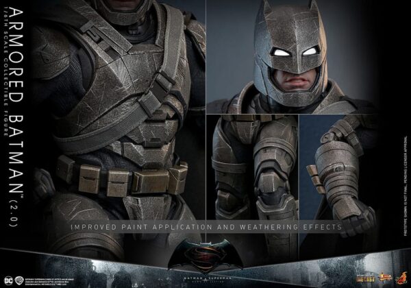 Batman v Superman: Dawn of Justice Movie Masterpiece Akció Figura 1/6 Armored Batman 2.0 33 cm Batman v Superman: Dawn of Justice Movie Masterpiece Akció Figura 1/6 Armored Batman 2.0 33 cm
