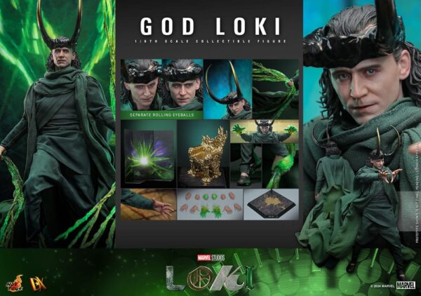 Loki DX Akció Figura 1/6 God Loki 31 cm