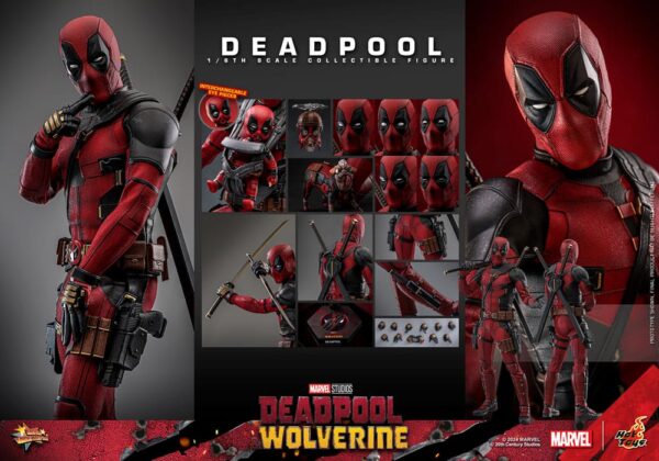 Deadpool & Wolverine Movie Masterpiece Akció Figura 1/6 Deadpool 31 cm