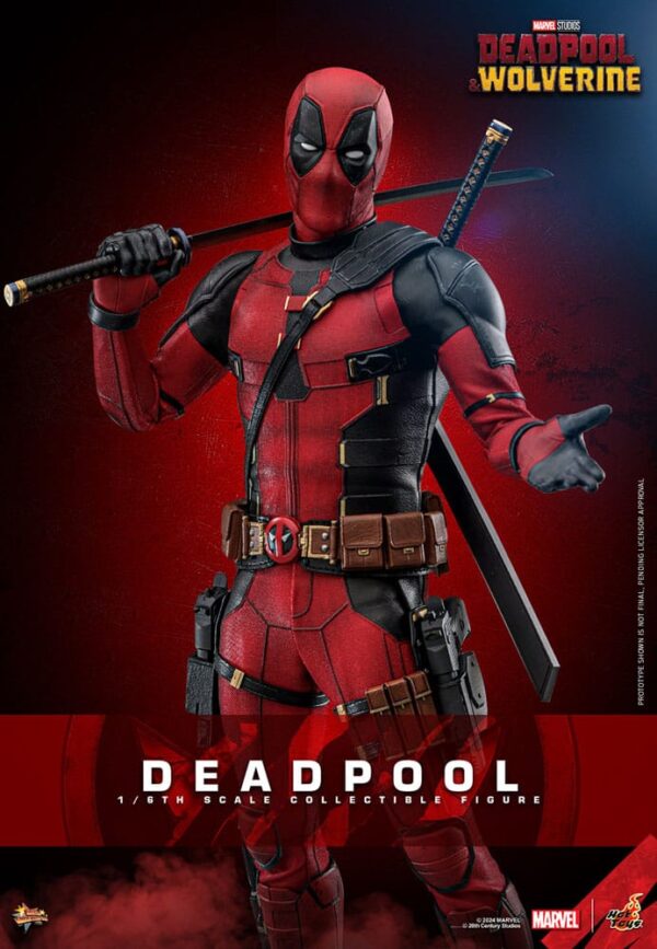 Deadpool & Wolverine Movie Masterpiece Akció Figura 1/6 Deadpool 31 cm
