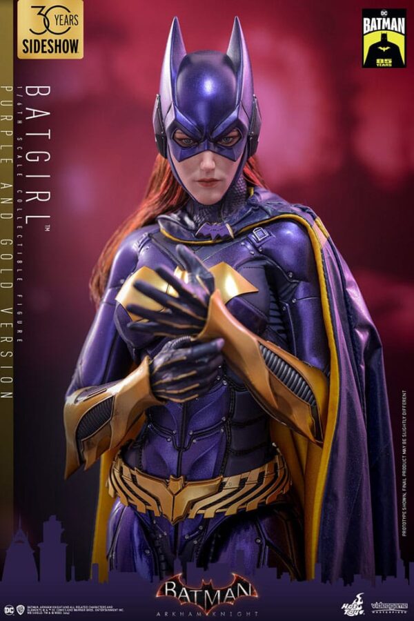 Batman Arkham Knight Videogame Masterpiece Akció Figura 1/6 Batgirl (Purple and Gold Version) Exclusive 30 cm Batman Arkham Knight Videogame Masterpiece Akció Figura 1/6 Batgirl (Purple and Gold Version) Exclusive 30 cm