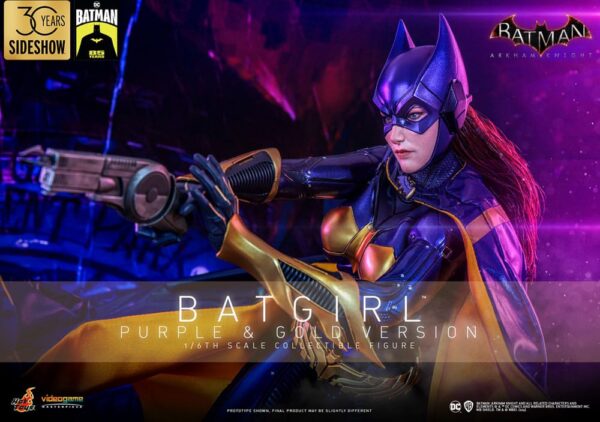 Batman Arkham Knight Videogame Masterpiece Akció Figura 1/6 Batgirl (Purple and Gold Version) Exclusive 30 cm Batman Arkham Knight Videogame Masterpiece Akció Figura 1/6 Batgirl (Purple and Gold Version) Exclusive 30 cm