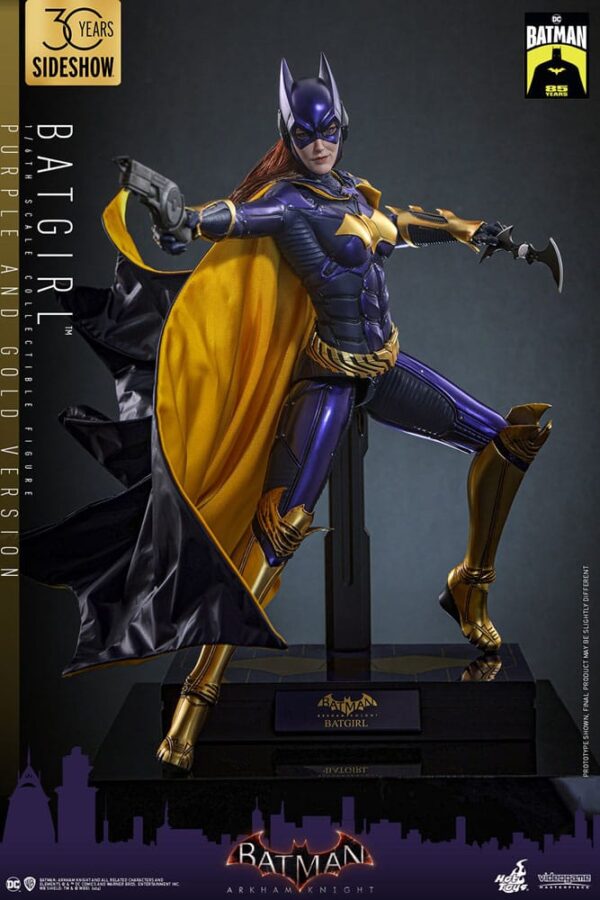 Batman Arkham Knight Videogame Masterpiece Akció Figura 1/6 Batgirl (Purple and Gold Version) Exclusive 30 cm Batman Arkham Knight Videogame Masterpiece Akció Figura 1/6 Batgirl (Purple and Gold Version) Exclusive 30 cm