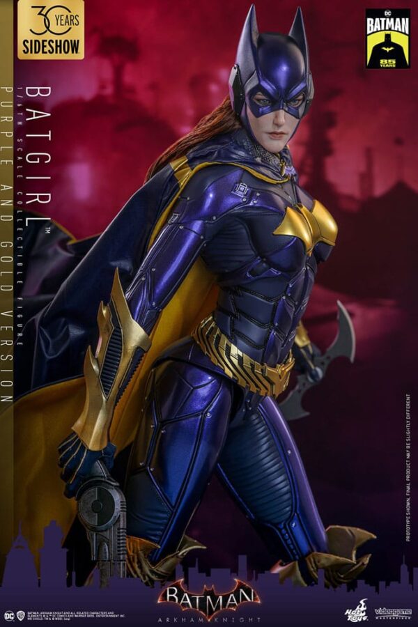 Batman Arkham Knight Videogame Masterpiece Akció Figura 1/6 Batgirl (Purple and Gold Version) Exclusive 30 cm Batman Arkham Knight Videogame Masterpiece Akció Figura 1/6 Batgirl (Purple and Gold Version) Exclusive 30 cm