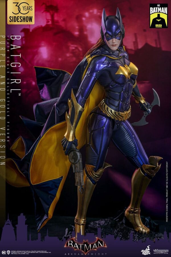 Batman Arkham Knight Videogame Masterpiece Akció Figura 1/6 Batgirl (Purple and Gold Version) Exclusive 30 cm Batman Arkham Knight Videogame Masterpiece Akció Figura 1/6 Batgirl (Purple and Gold Version) Exclusive 30 cm