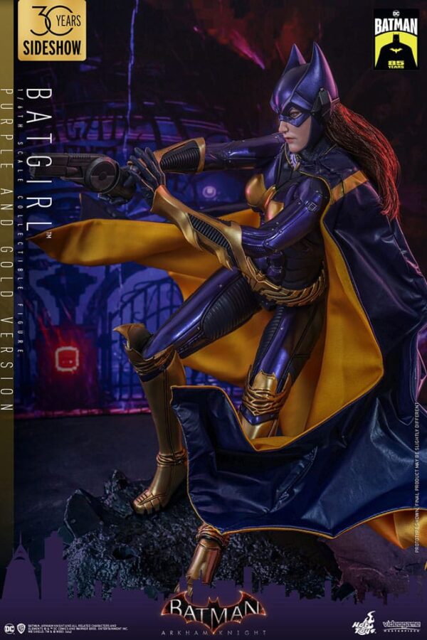 Batman Arkham Knight Videogame Masterpiece Akció Figura 1/6 Batgirl (Purple and Gold Version) Exclusive 30 cm Batman Arkham Knight Videogame Masterpiece Akció Figura 1/6 Batgirl (Purple and Gold Version) Exclusive 30 cm
