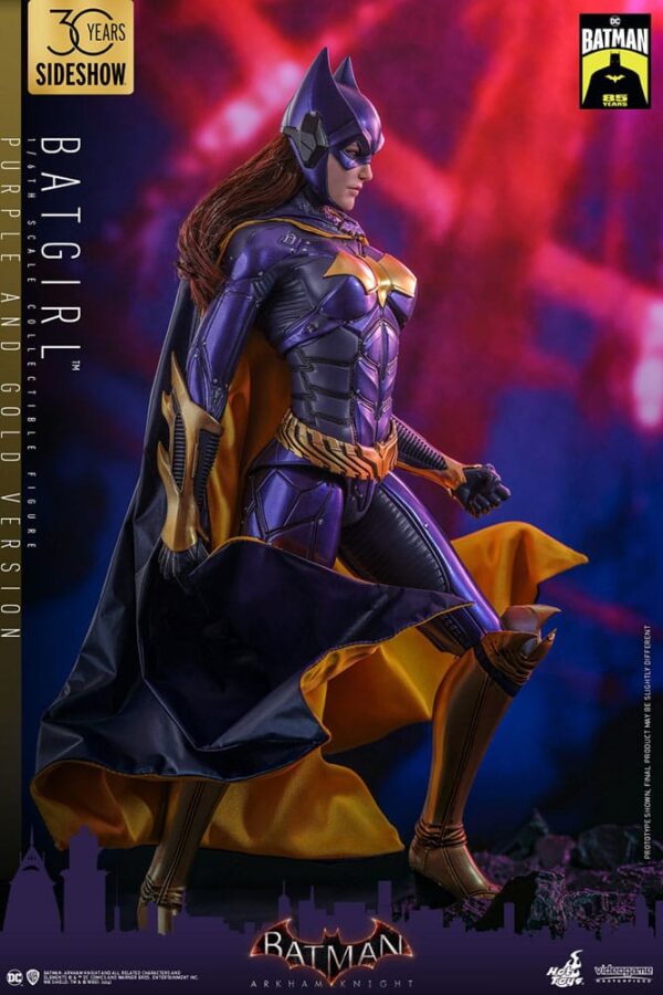 Batman Arkham Knight Videogame Masterpiece Akció Figura 1/6 Batgirl (Purple and Gold Version) Exclusive 30 cm Batman Arkham Knight Videogame Masterpiece Akció Figura 1/6 Batgirl (Purple and Gold Version) Exclusive 30 cm