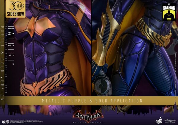 Batman Arkham Knight Videogame Masterpiece Akció Figura 1/6 Batgirl (Purple and Gold Version) Exclusive 30 cm Batman Arkham Knight Videogame Masterpiece Akció Figura 1/6 Batgirl (Purple and Gold Version) Exclusive 30 cm