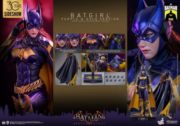 Batman Arkham Knight Videogame Masterpiece Akció Figura 1/6 Batgirl (Purple and Gold Version) Exclusive 30 cm Batman Arkham Knight Videogame Masterpiece Akció Figura 1/6 Batgirl (Purple and Gold Version) Exclusive 30 cm