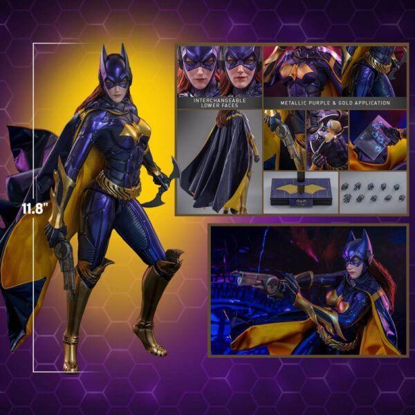 Batman Arkham Knight Videogame Masterpiece Akció Figura 1/6 Batgirl (Purple and Gold Version) Exclusive 30 cm Batman Arkham Knight Videogame Masterpiece Akció Figura 1/6 Batgirl (Purple and Gold Version) Exclusive 30 cm