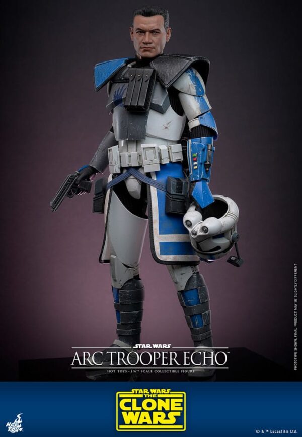 Star Wars: The Clone Wars Akció Figura 1/6 Arc Trooper Echo 30 cm Star Wars: The Clone Wars Akció Figura 1/6 Arc Trooper Echo 30 cm