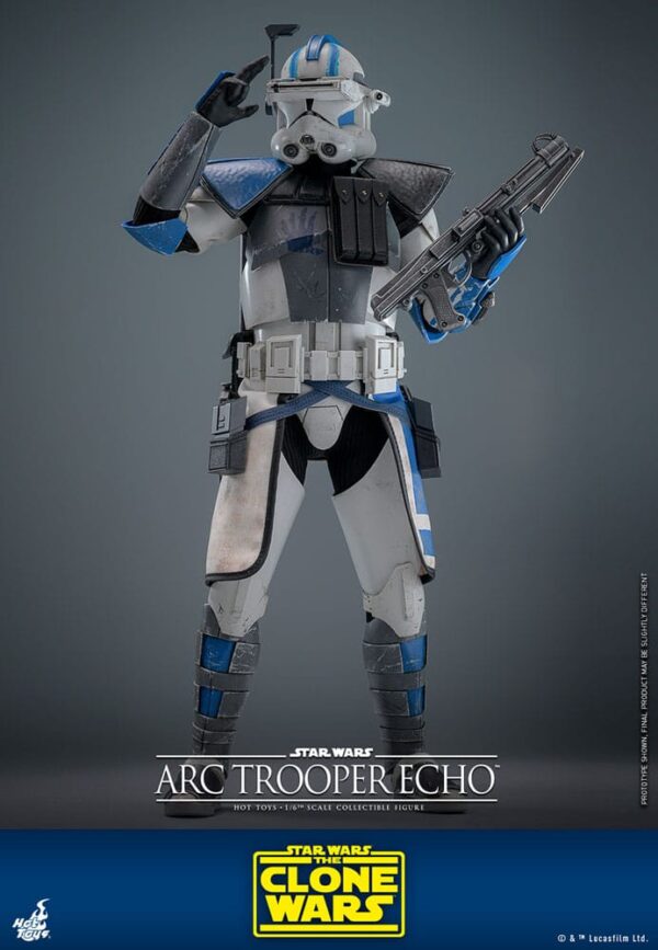 Star Wars: The Clone Wars Akció Figura 1/6 Arc Trooper Echo 30 cm Star Wars: The Clone Wars Akció Figura 1/6 Arc Trooper Echo 30 cm