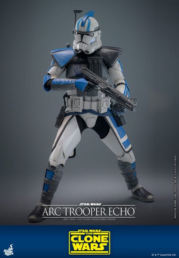Star Wars: The Clone Wars Akció Figura 1/6 Arc Trooper Echo 30 cm Star Wars: The Clone Wars Akció Figura 1/6 Arc Trooper Echo 30 cm