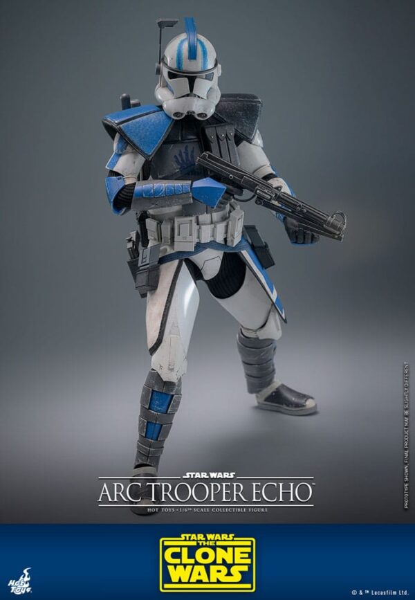 Star Wars: The Clone Wars Akció Figura 1/6 Arc Trooper Echo 30 cm Star Wars: The Clone Wars Akció Figura 1/6 Arc Trooper Echo 30 cm