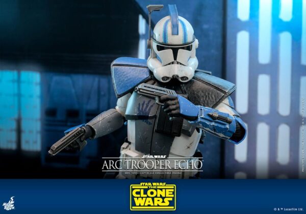 Star Wars: The Clone Wars Akció Figura 1/6 Arc Trooper Echo 30 cm Star Wars: The Clone Wars Akció Figura 1/6 Arc Trooper Echo 30 cm