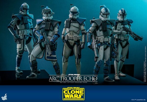 Star Wars: The Clone Wars Akció Figura 1/6 Arc Trooper Echo 30 cm Star Wars: The Clone Wars Akció Figura 1/6 Arc Trooper Echo 30 cm