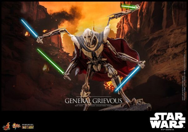 Star Wars Movie Masterpiece Diecast Akció Figura 1/6 General Grievous 42 cm