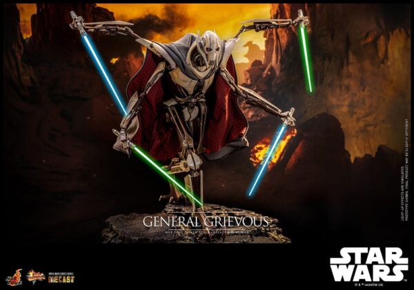Star Wars Movie Masterpiece Diecast Akció Figura 1/6 General Grievous 42 cm