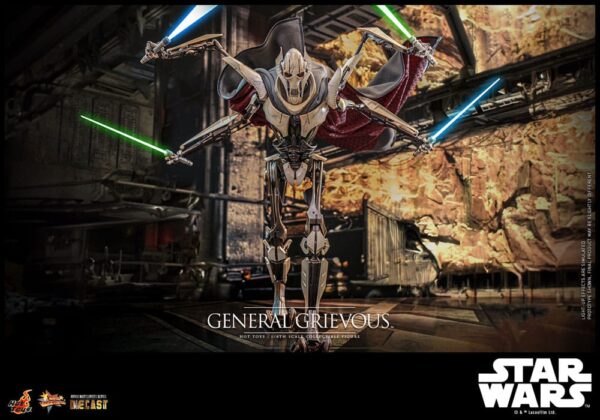 Star Wars Movie Masterpiece Diecast Akció Figura 1/6 General Grievous 42 cm