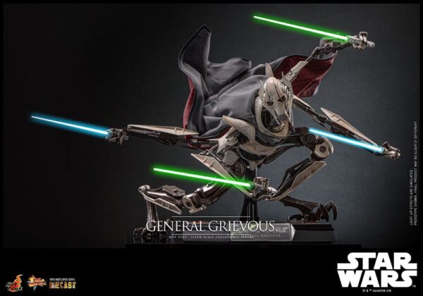 Star Wars Movie Masterpiece Diecast Akció Figura 1/6 General Grievous 42 cm