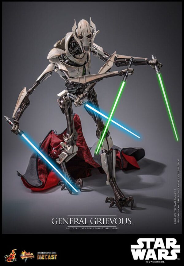 Star Wars Movie Masterpiece Diecast Akció Figura 1/6 General Grievous 42 cm