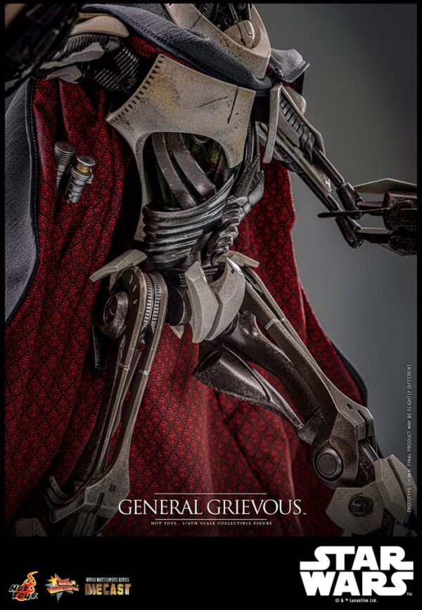 Star Wars Movie Masterpiece Diecast Akció Figura 1/6 General Grievous 42 cm